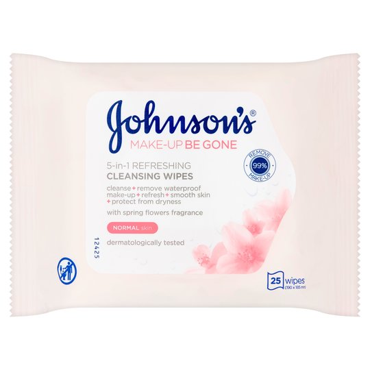 Johnson's Face Care Daily Essentials Facial Cleansing Wipes 25 Wipes