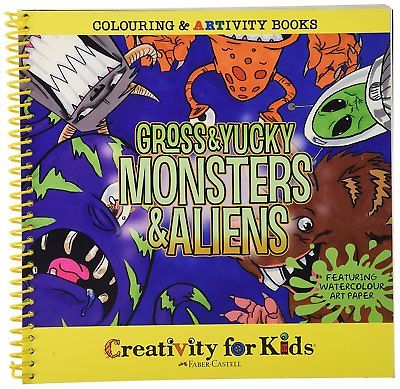 Creativity for Kids - Artivity Book - Gross & Yucky Monsters