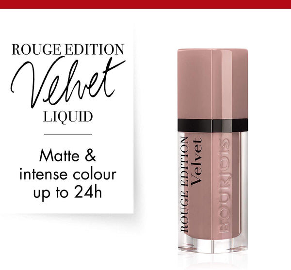Bourjois Rouge Edition Velvet Liquid Lipstick 27 Cafe Ole - 6.7ml