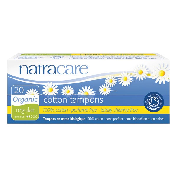 Natracare Organic Regular Tampons 20 Count