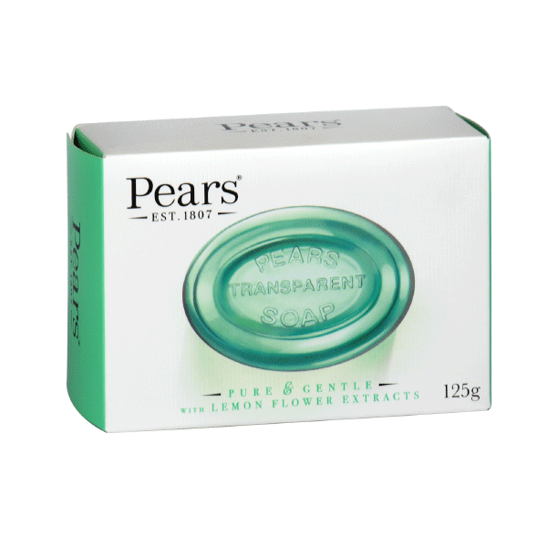 Pears Transparent Soap Pure & Gentle with Lemon Flower Extracts 125g