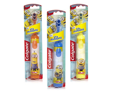 Colgate Minions Extra Soft Battery Toothbrush BLUE