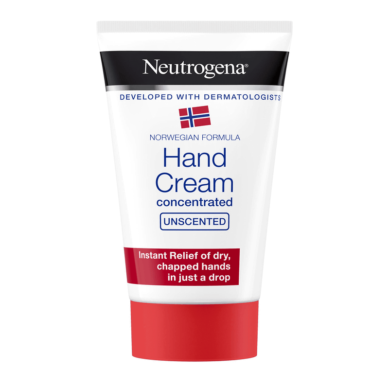 Neutrogena Norwegian Formula Concentrated Unscented Hand Cream, Instant Relief Of Dry Chapped Hands - 50ml