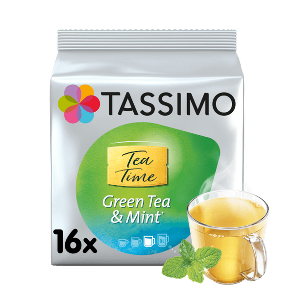 Tassimo Green Tea And Mint, 16 pods